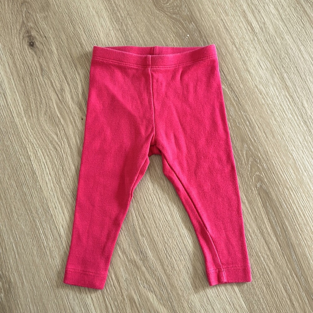 TEA COLLECTION Pink / fuschia baby girl legging pants